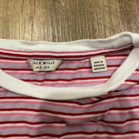 Jack Wills Striped Tshirt - Picture 3 of 5